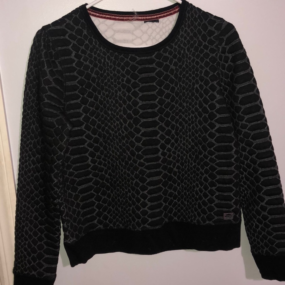 Textured Snake Skin Harley Davidson Sweatshirt